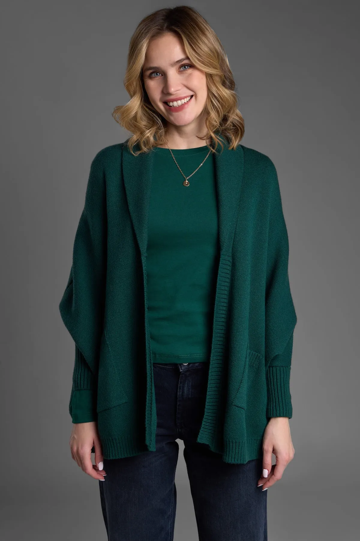 Open Front Oversized Cardigan