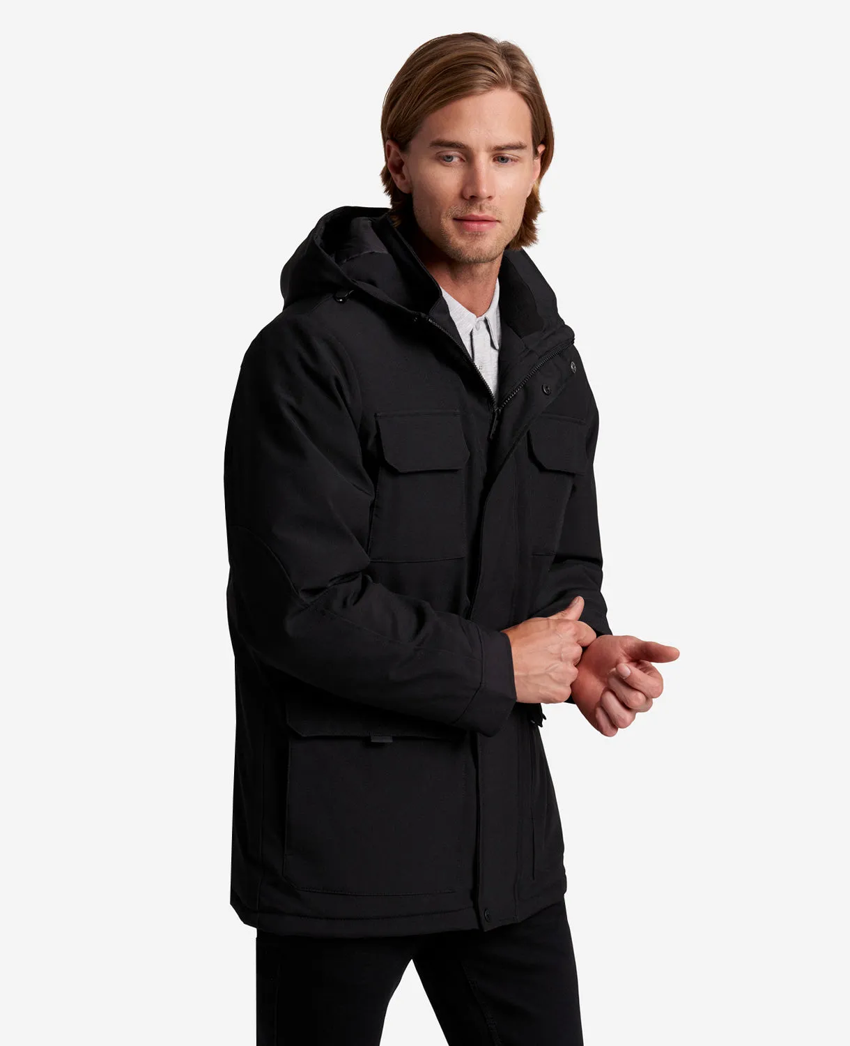 Oxford Utility Hooded Coat