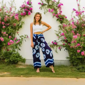 P9984- Hand Dyed Palazzo Wrap Pants