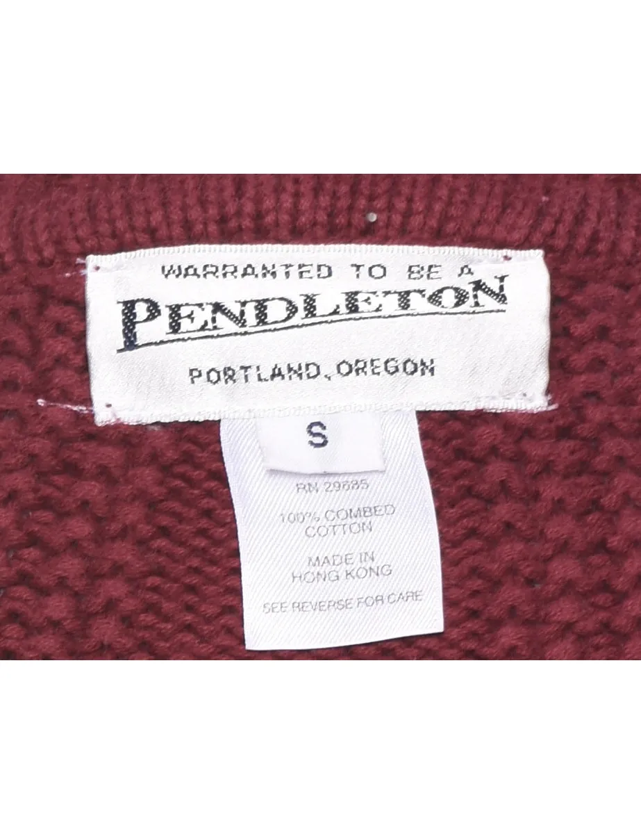 Pendleton Cable Knit Jumper - S