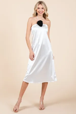 Plus Satin Slip Dress