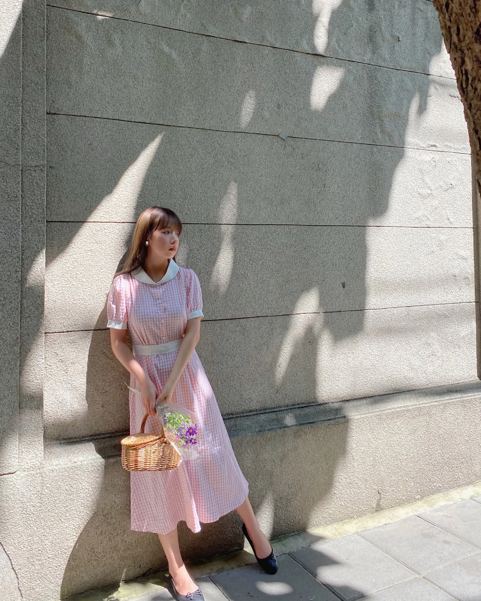 [Premium Selected] Arrived In Dream Land Gingham Dress (designer Rose Candy)