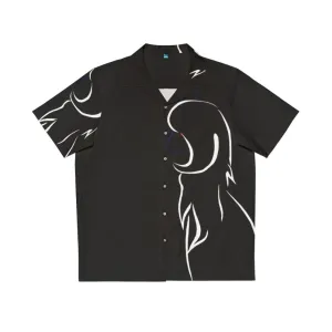 "Absol Flow Hawaiian Shirt - Dark Pokemon Inspired Apparel"