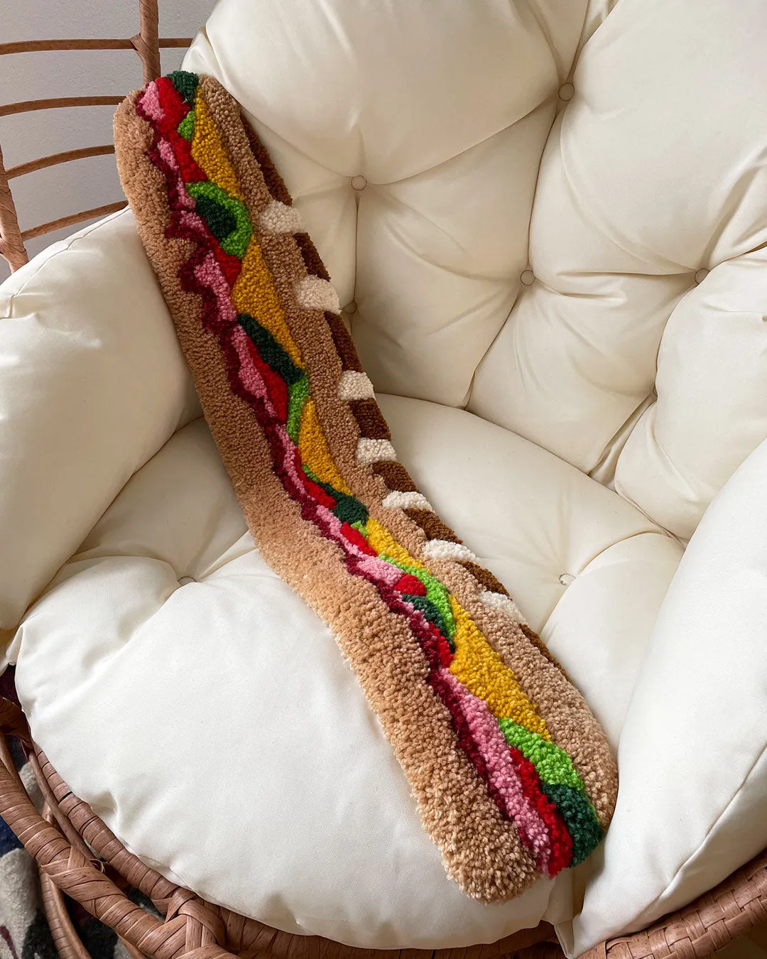 "Party Sub" Black Forest Ham Sandwich Rug