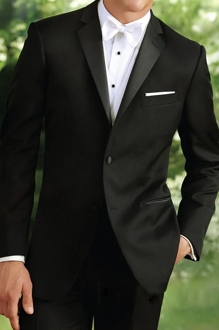 "Philmont" Black Tuxedo Jacket (Separates)