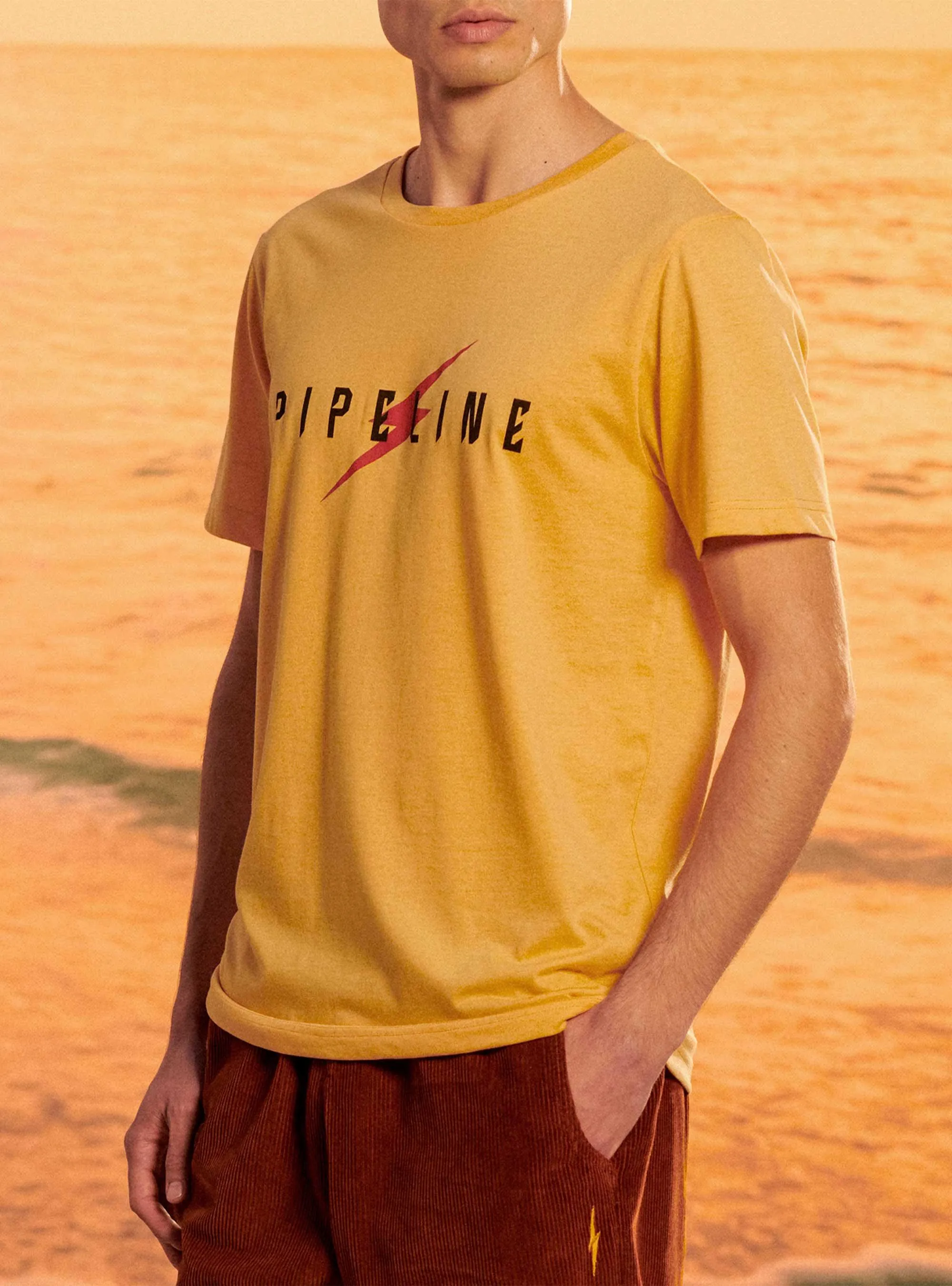 REGULAR T-SHIRT WITH FRONT PRINT