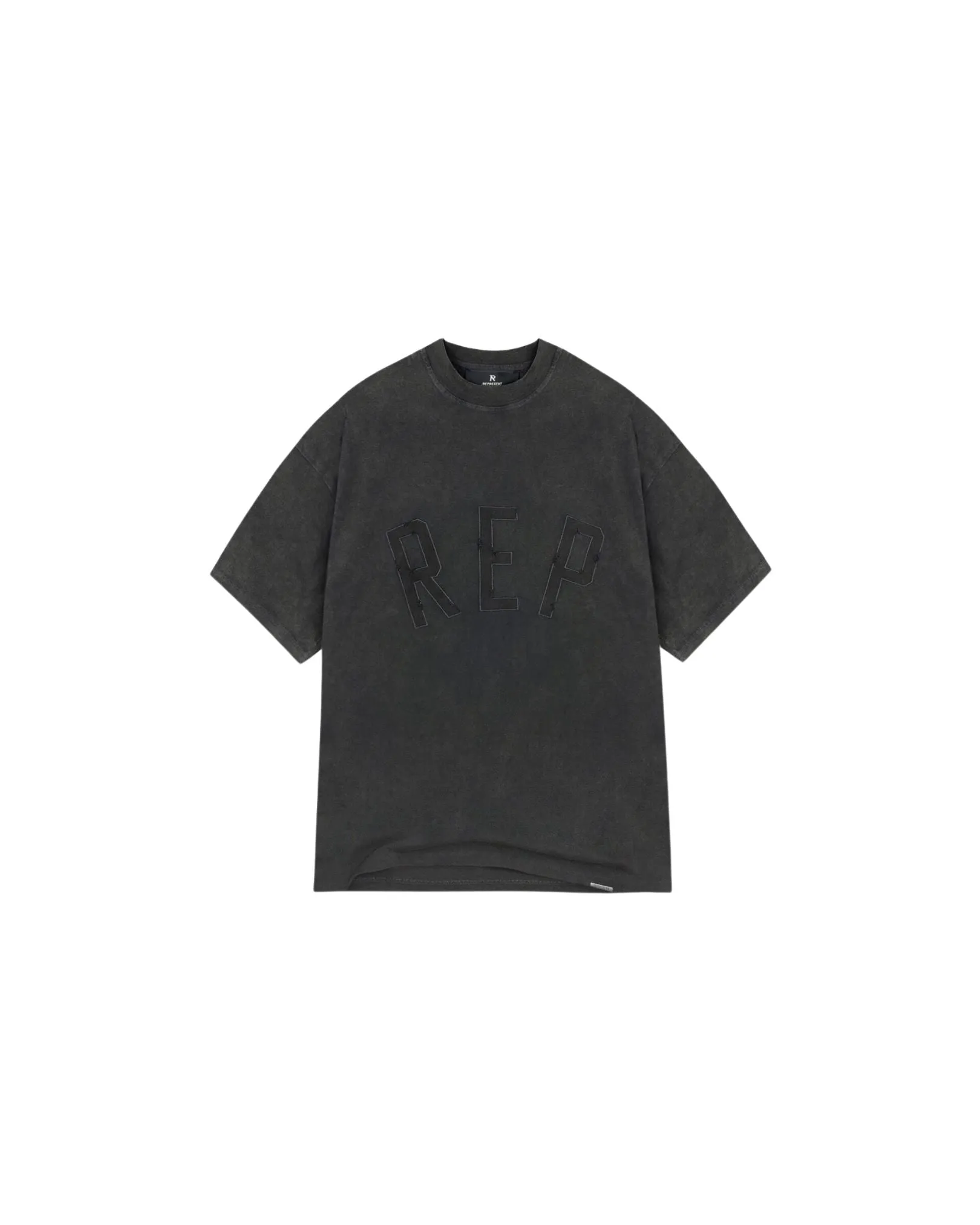 Rep Applique T-Shirt - Vintage Black