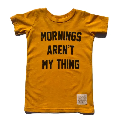 Retro Brand - Mornings Aren't My Thing in Gold