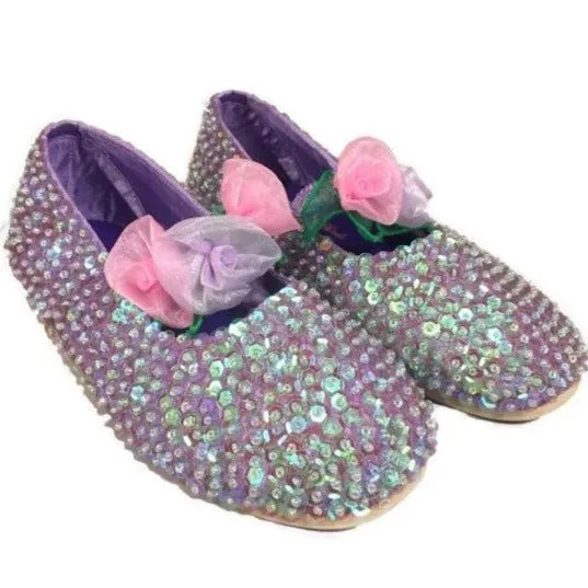 Rose Sequin shoes