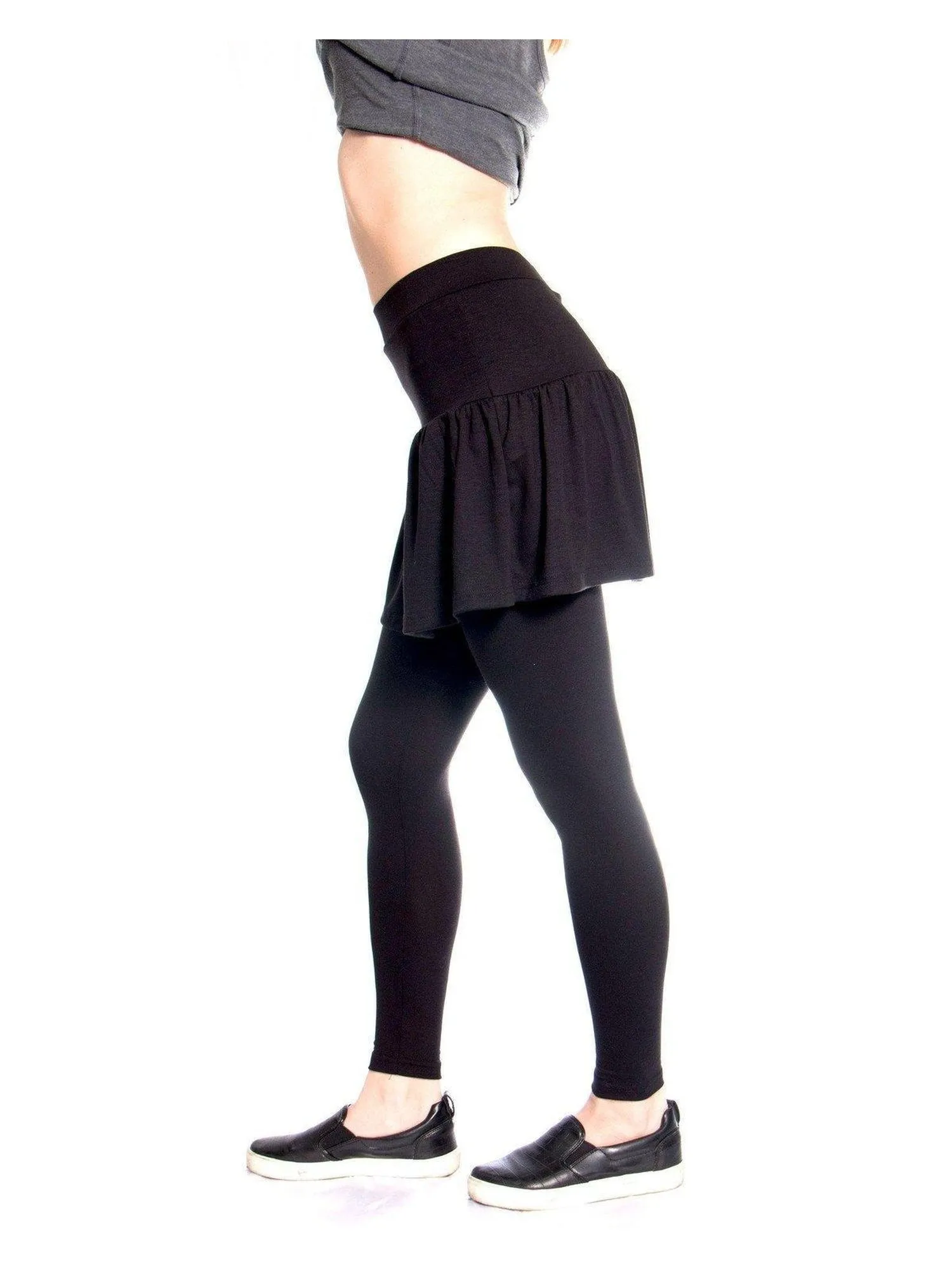 Rosie Workout Skirt (with leggings attached) - Gray