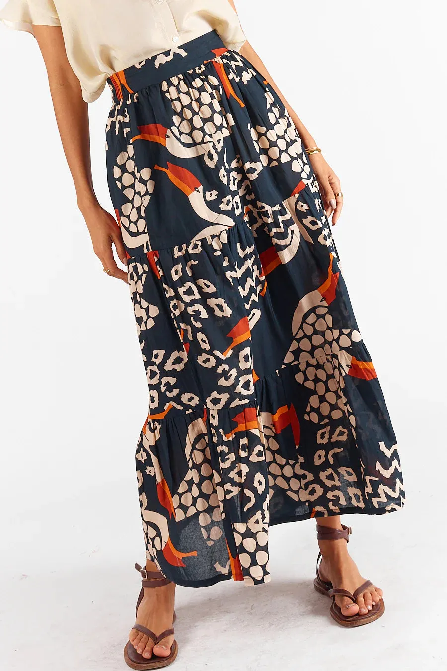 Ruby Yaya Toucan Maxi Skirt