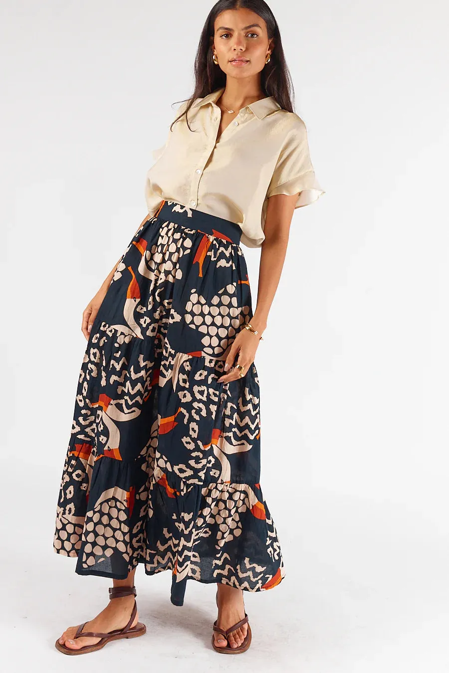 Ruby Yaya Toucan Maxi Skirt