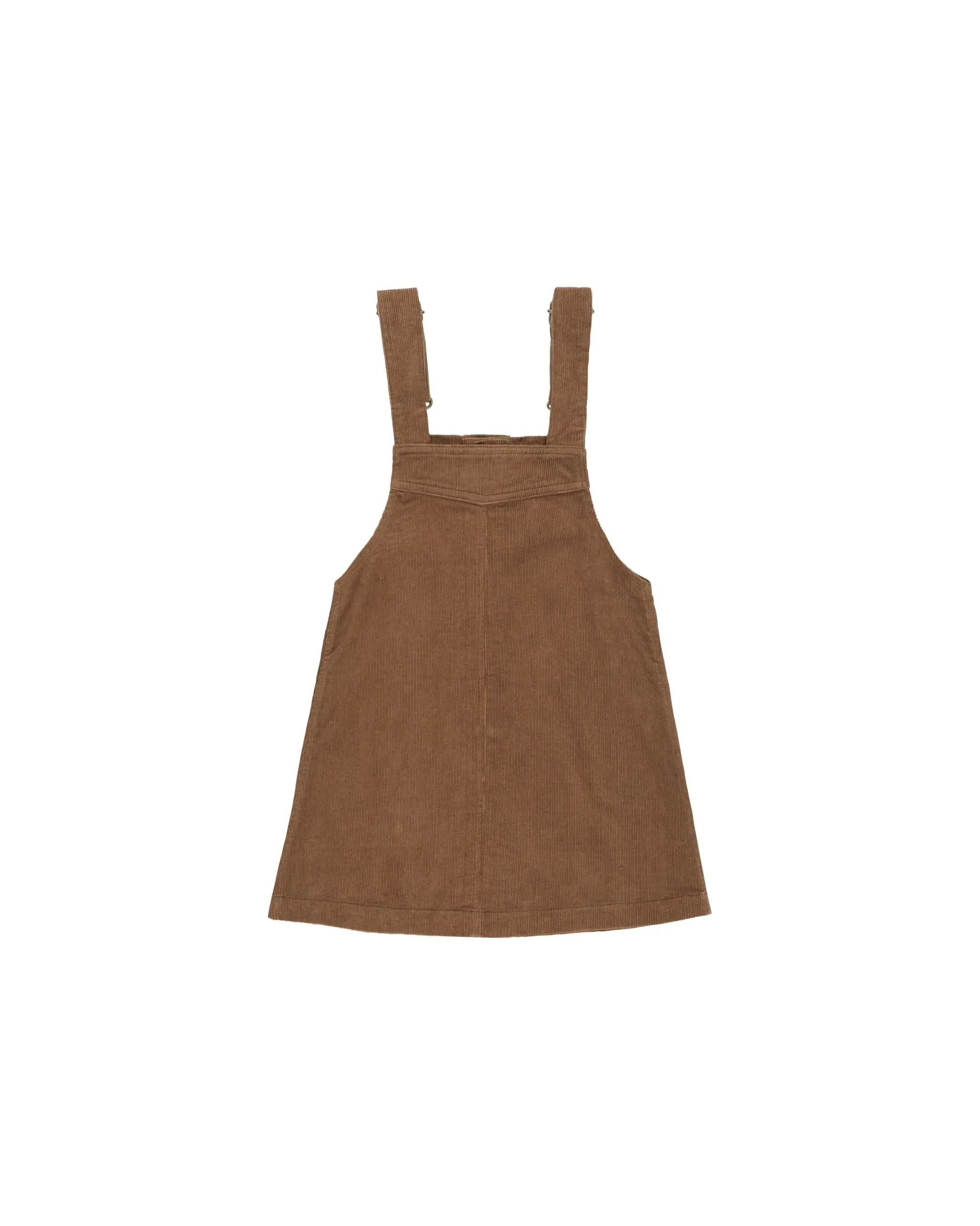 Saddle Corduroy Overall Dress