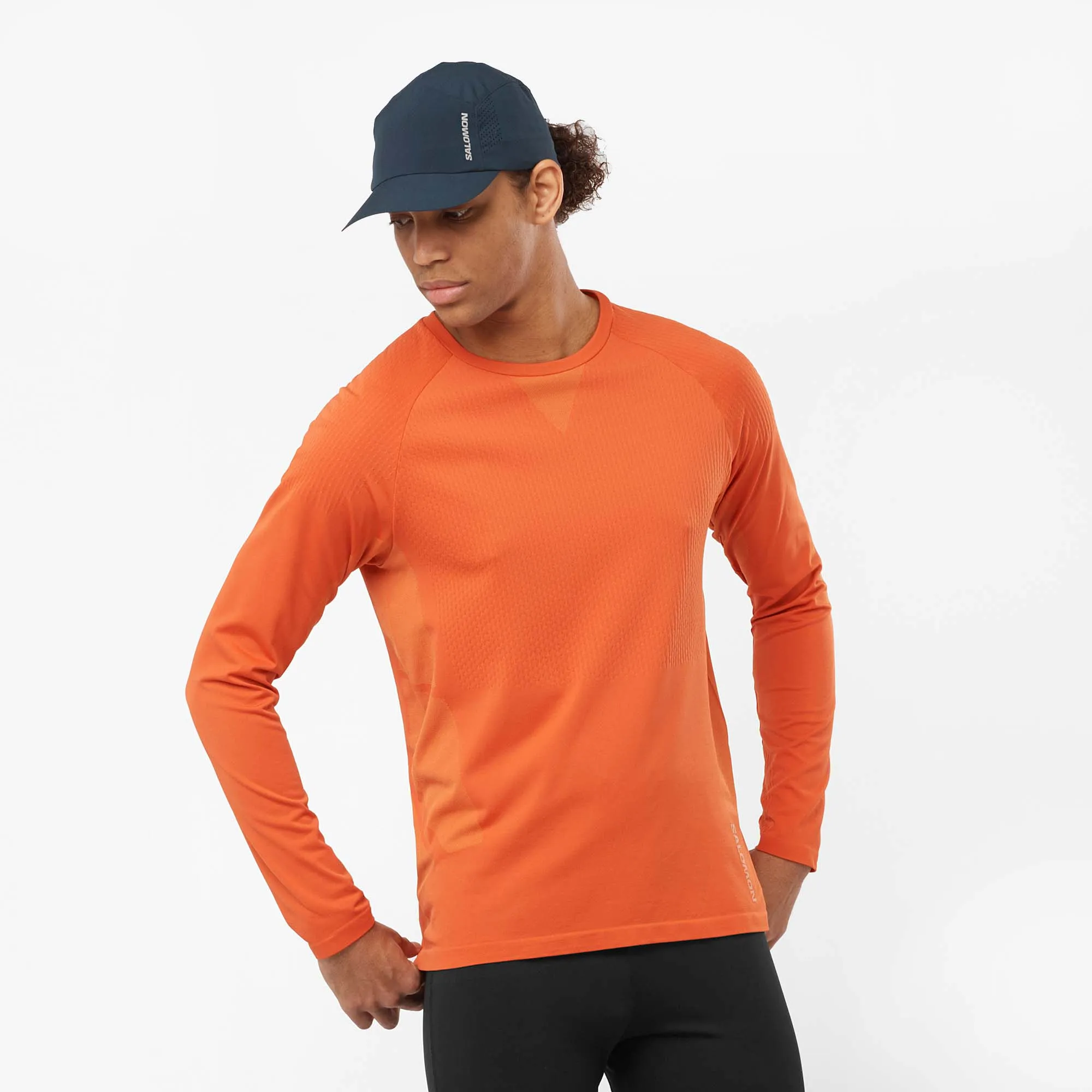 Salomon | Men's Sense Aero Long Sleeve T-Shirt - Burnt Ochre