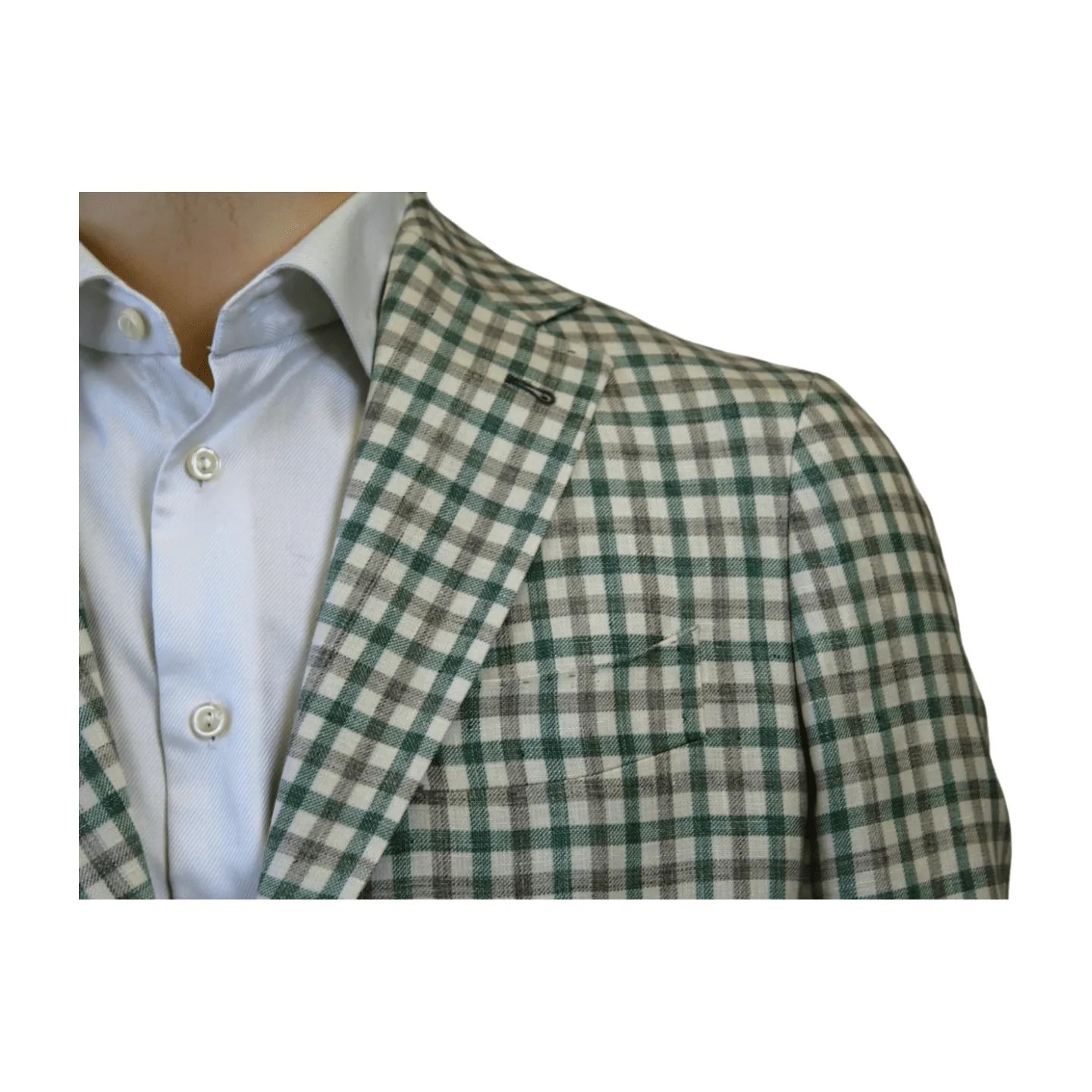 Sartorio Sport Coat - Green & Grey Check