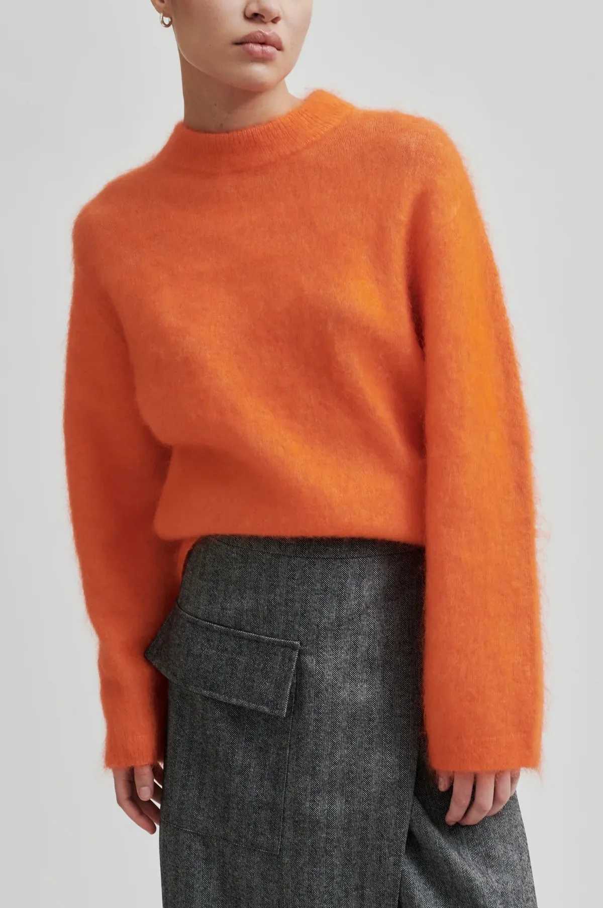 Second Female Anneleen Pumpkin Knit Jumper