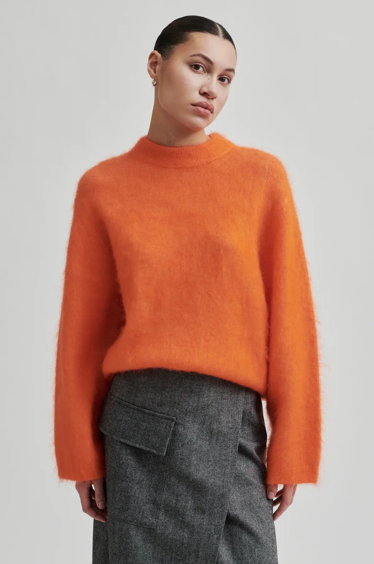 Second Female Anneleen Pumpkin Knit Jumper