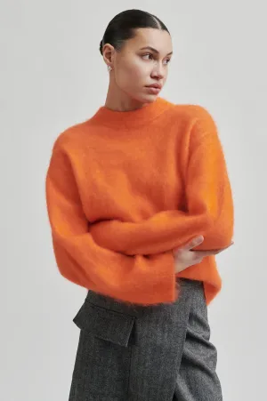 Second Female Anneleen Pumpkin Knit Jumper