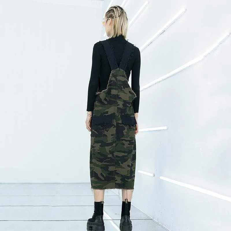 Soldier Camo Overall Dress