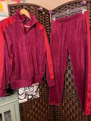 Spicy Ivy Velour Track Suit