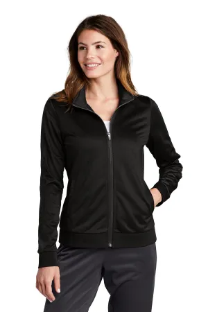 Sport-Tek Ladies Tricot Track Jacket. LST94