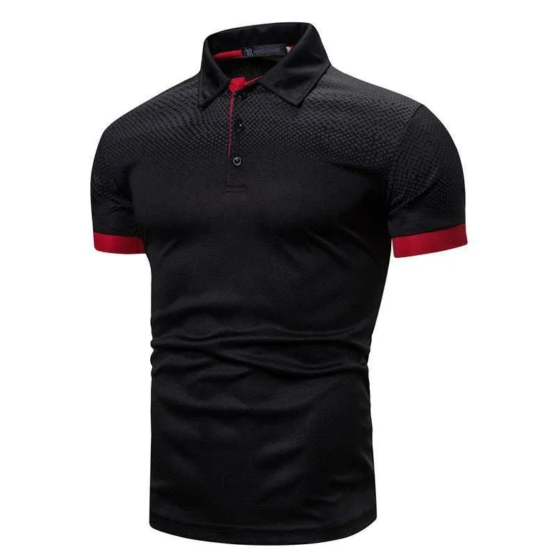 T shirt Men's Plus Size Printing Short-sleeved  polo T shirt For Men