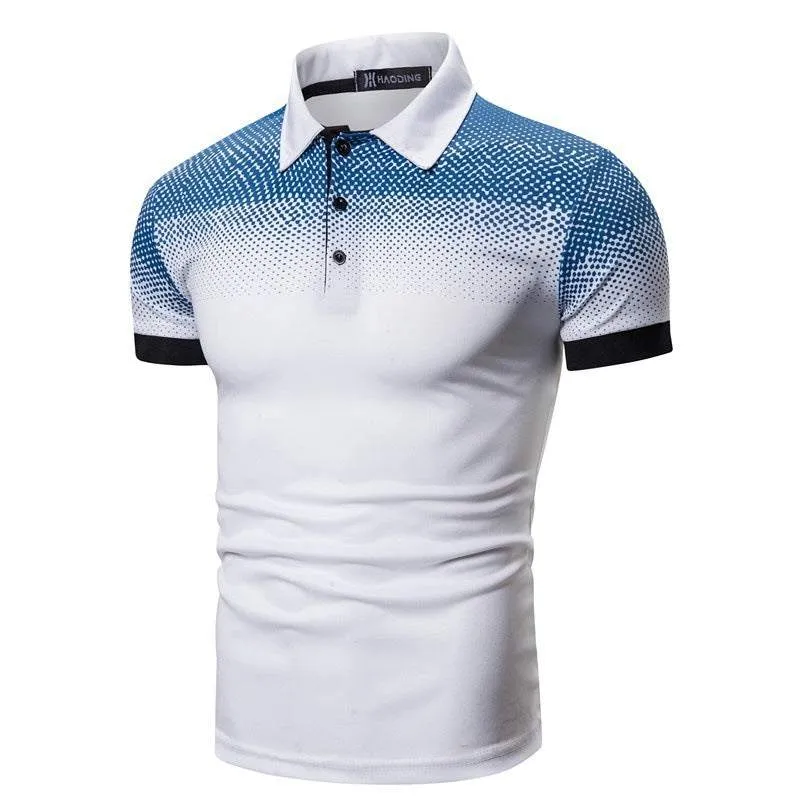 T shirt Men's Plus Size Printing Short-sleeved  polo T shirt For Men