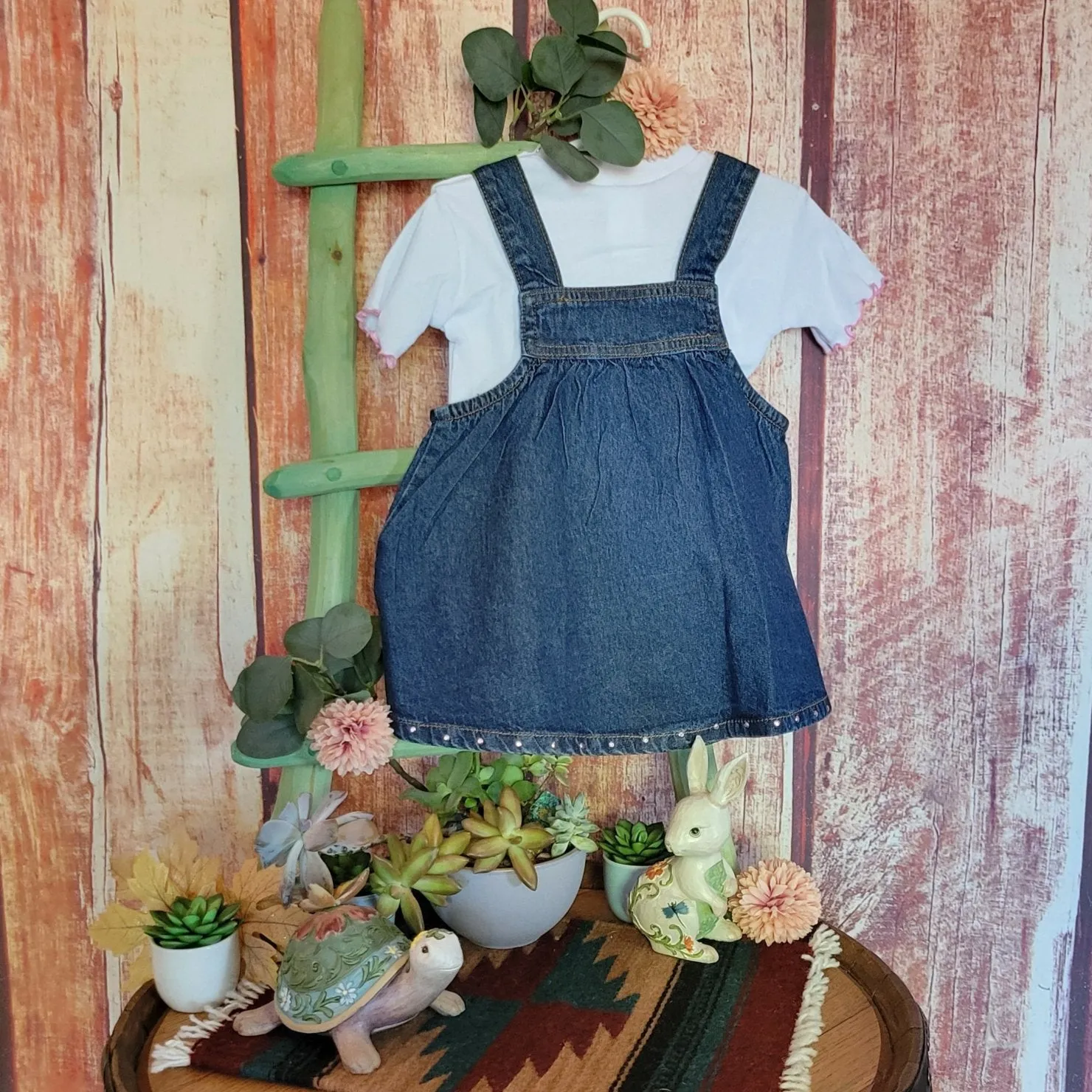 Toddlers' Denim "Pony" Jumper by Kiddie Korral 13POP