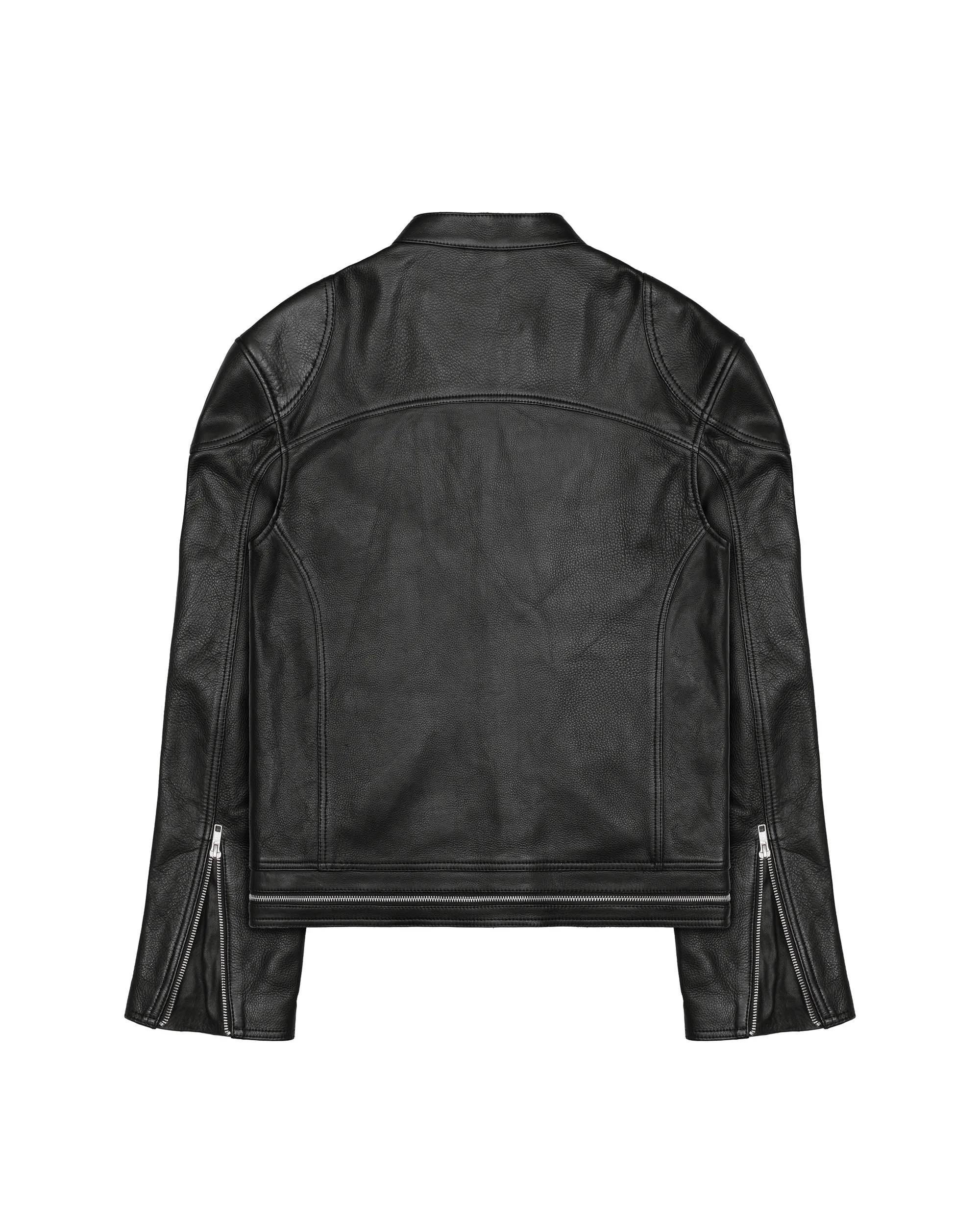 Track Leather Jacket