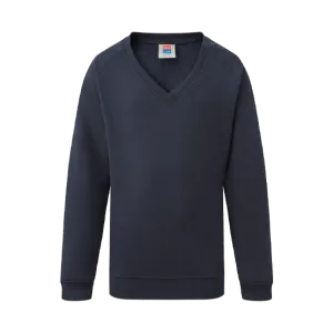 Unisex V-Neck School Jumper