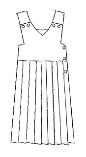 V-neck top with Knife Pleats Jumper 158