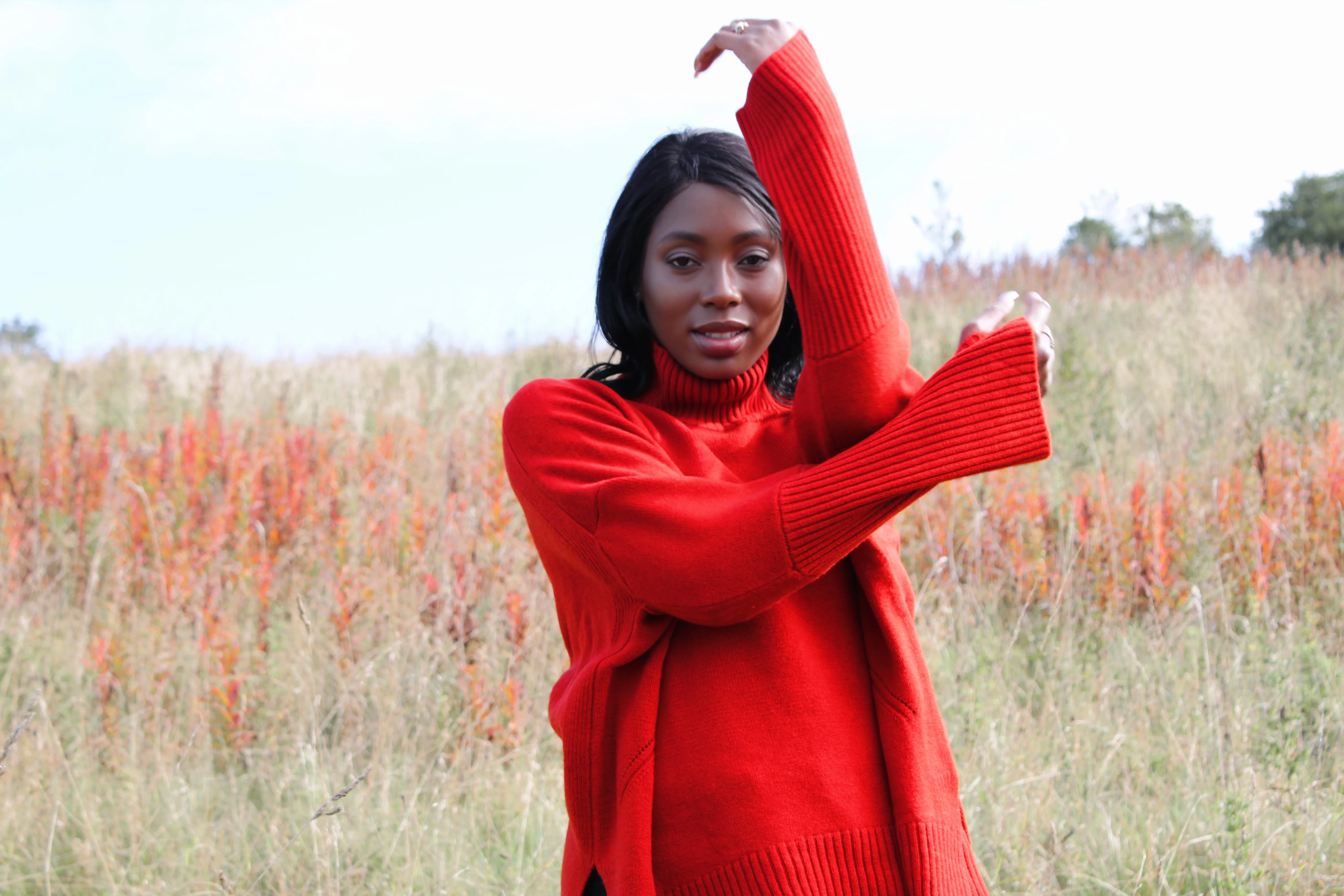 Valentina Sweater/Jumper in Merino Wool - Light Oatmeal