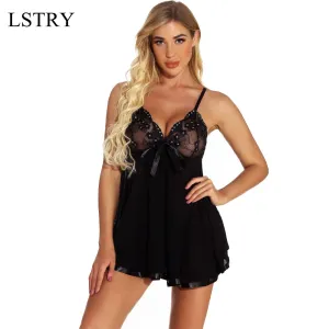 VenusFox New Women Lenceria Sexy Sleepwear Lstry Hot Lace Open Erotic Plus Size Lingerie