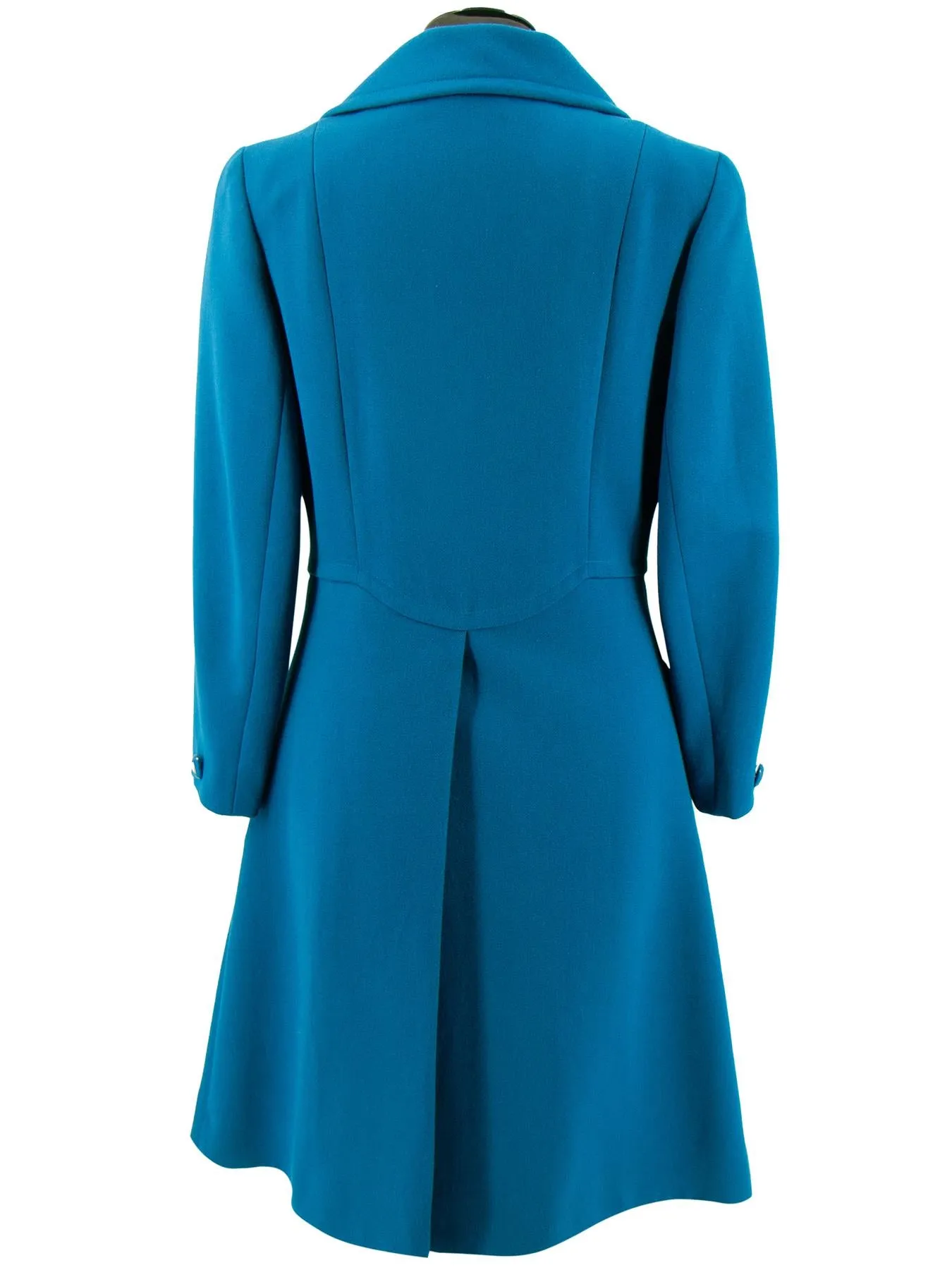 Vintage 1960s Elmoor of London Teal Coat