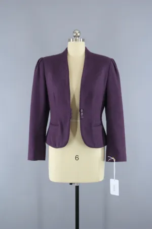 Vintage 1980s Wool Jacket by Margaret Godfrey for Bagatelle