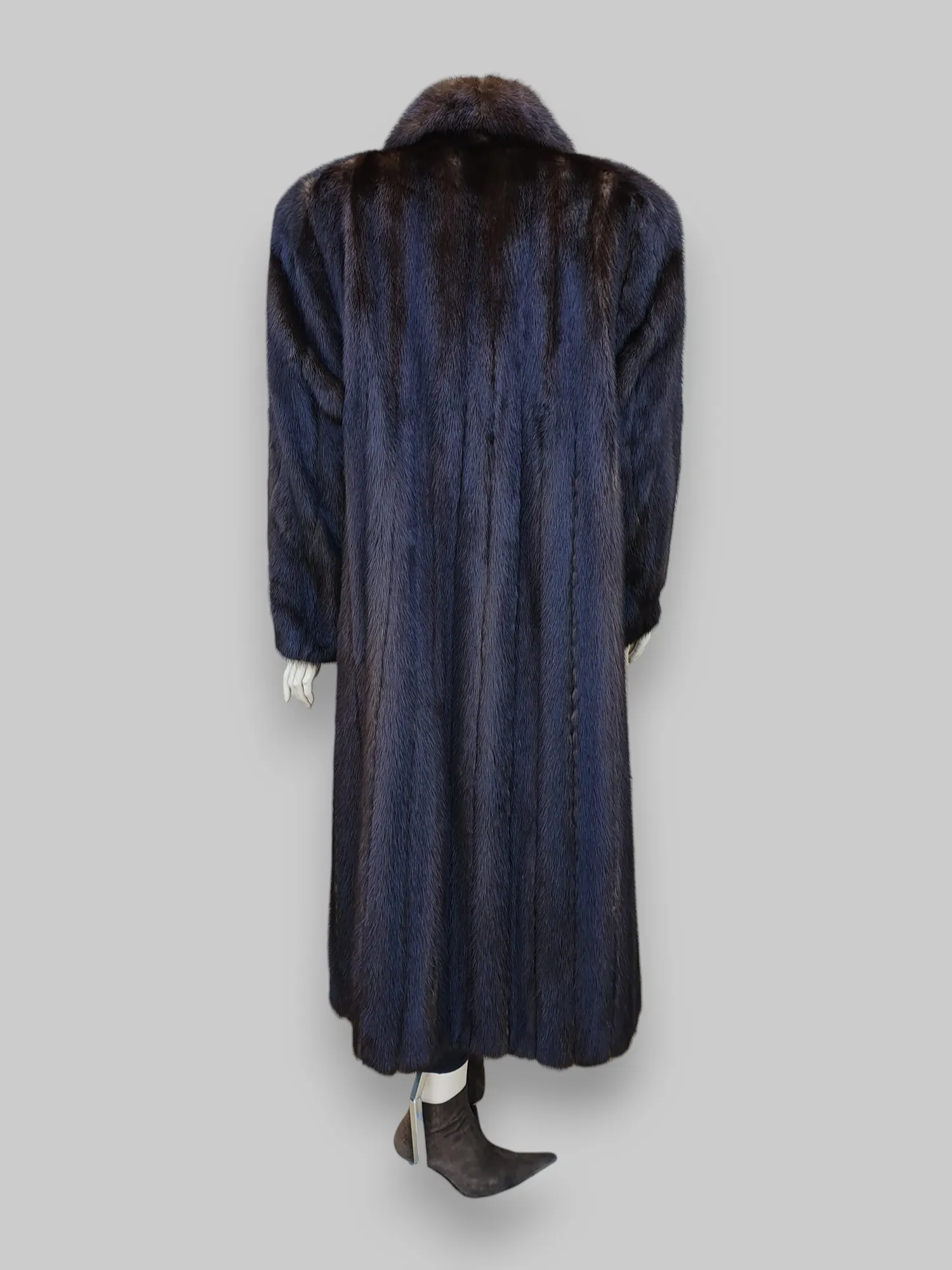 Vintage Unisex Mahogany Mink Coat -Size 40 Men's Large/Women's XL