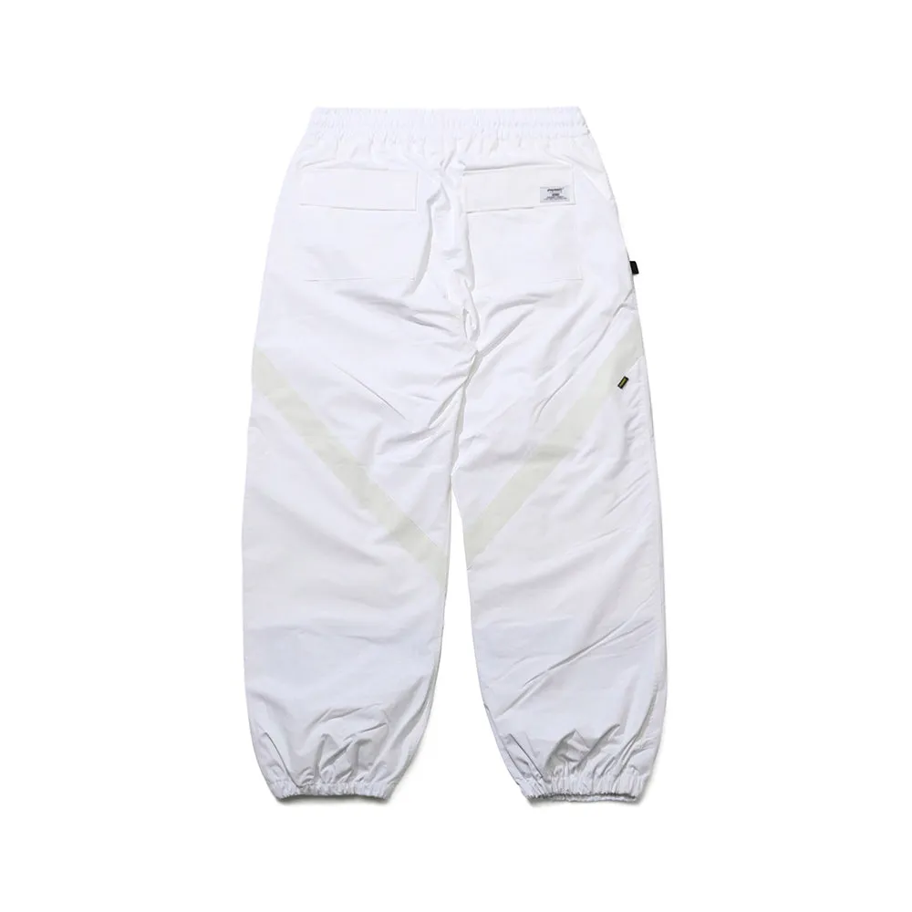 WD REFLECTIVE JOGGER PANTS WHITE