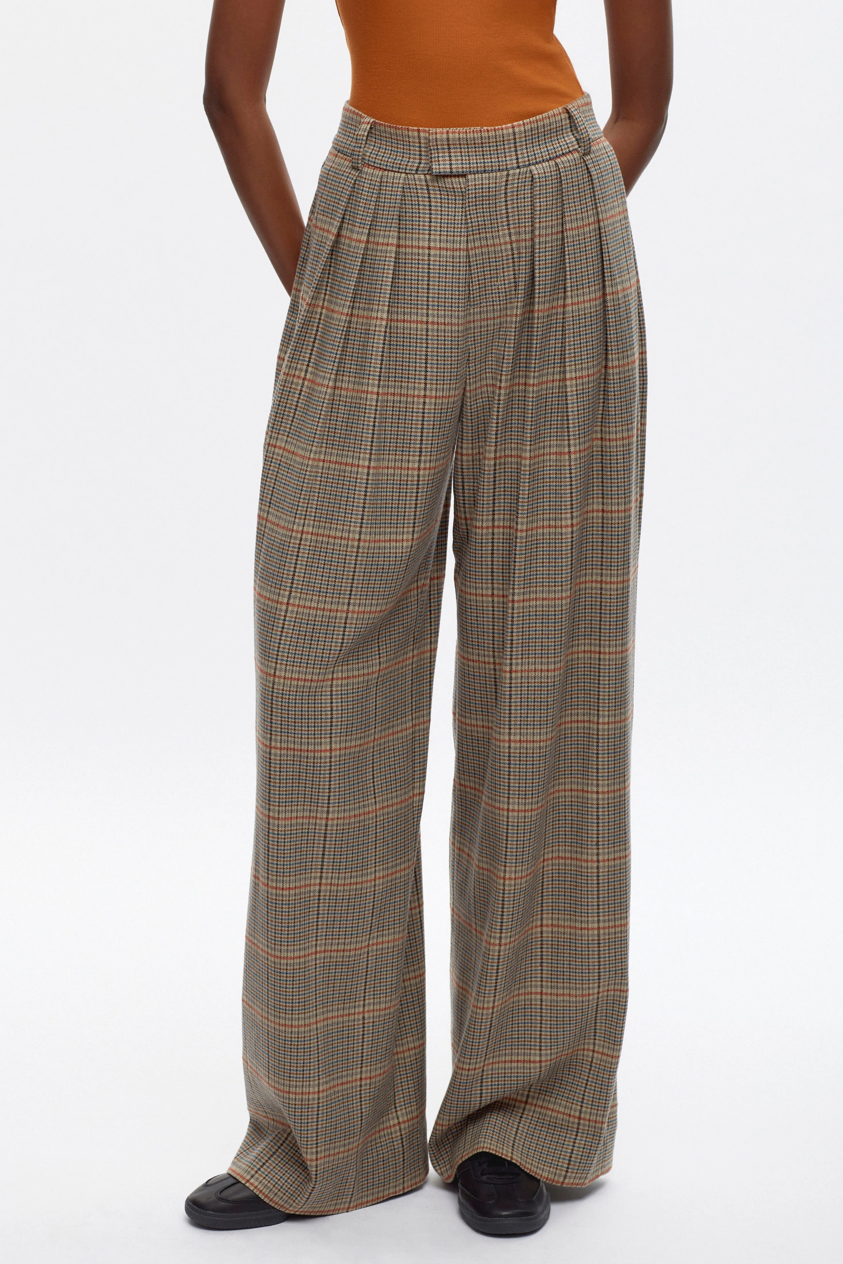 Women's Plaza Wool Trouser in 908 Jesi