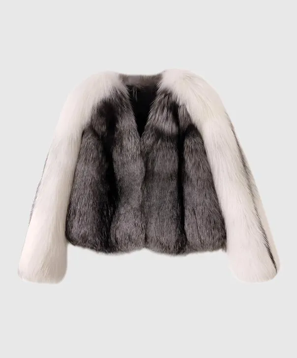 Women's Silver Frost Fox Fur Coat