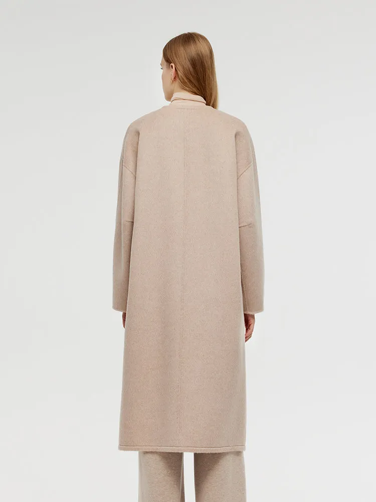 Wool Alpaca Oversized Women Coat