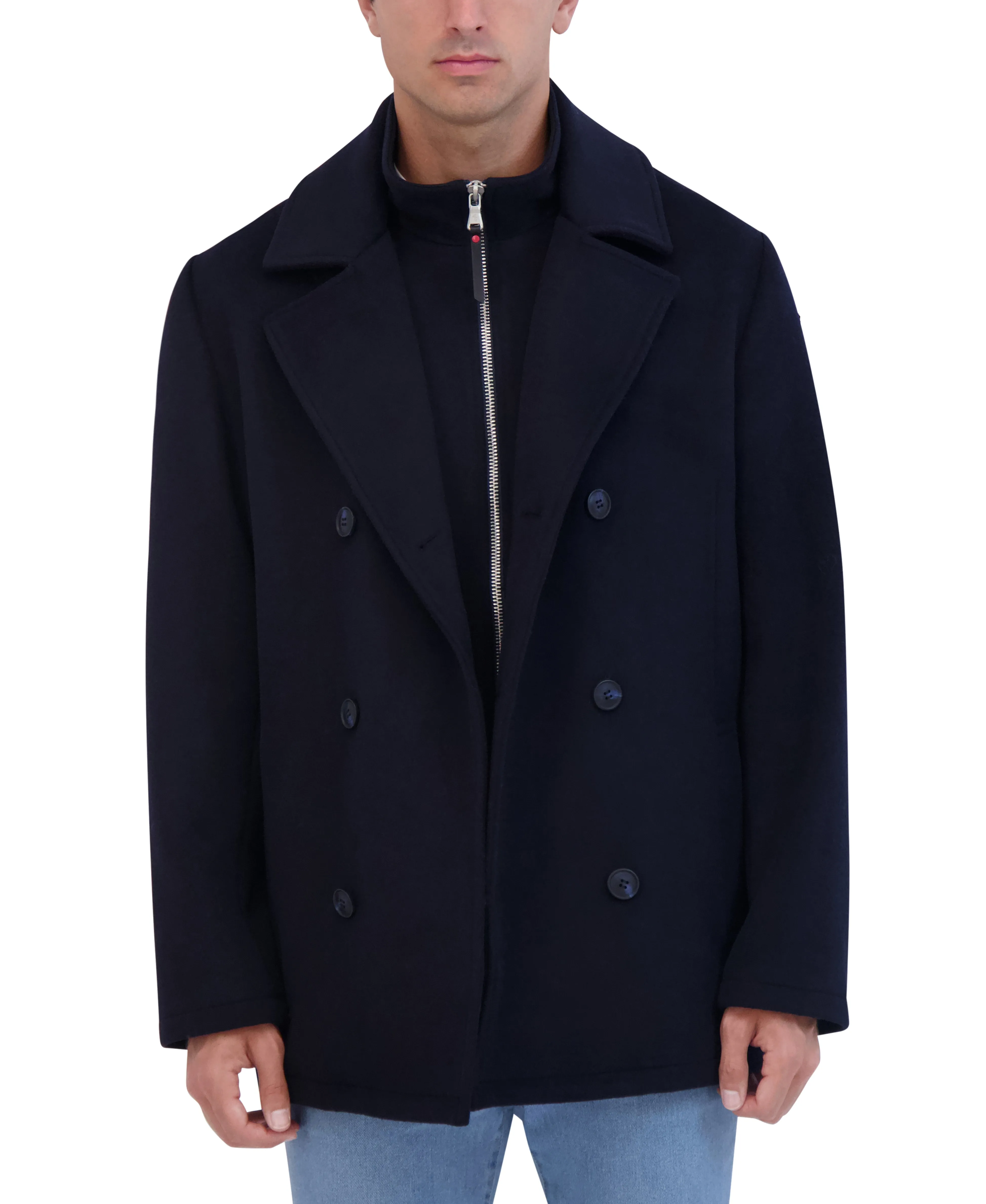 WOOL DOUBLE BREASTED COAT