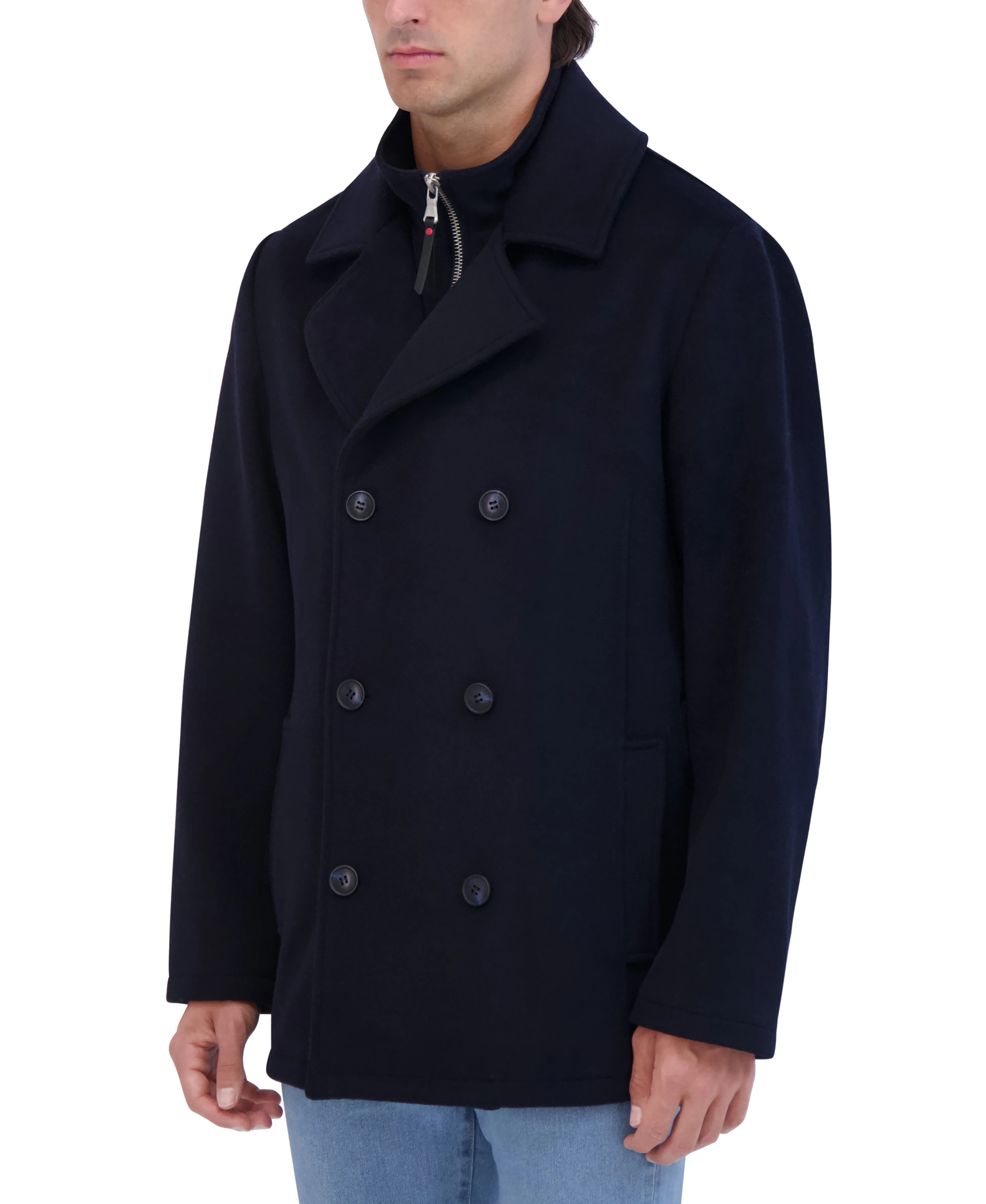 WOOL DOUBLE BREASTED COAT