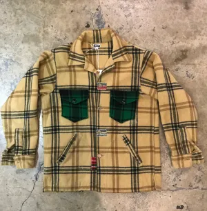 Yokishop - Vintage Wool Plaid Coat