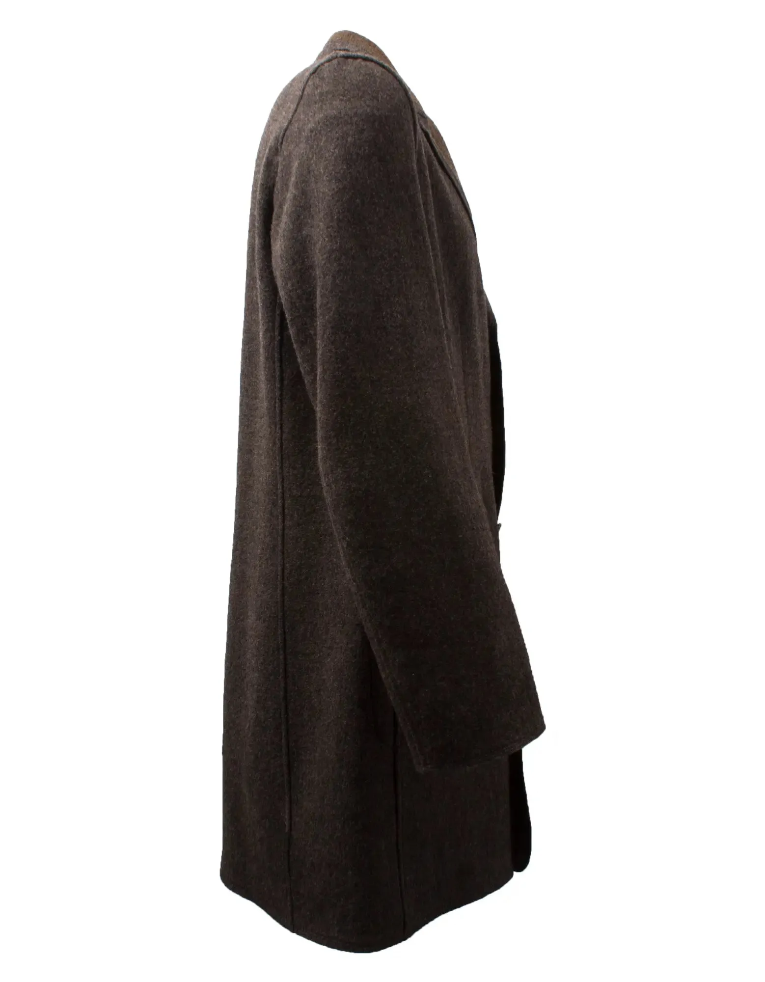 Y's by Yohji Yamamoto 3/4 Length Grey Wool Coat Jacket